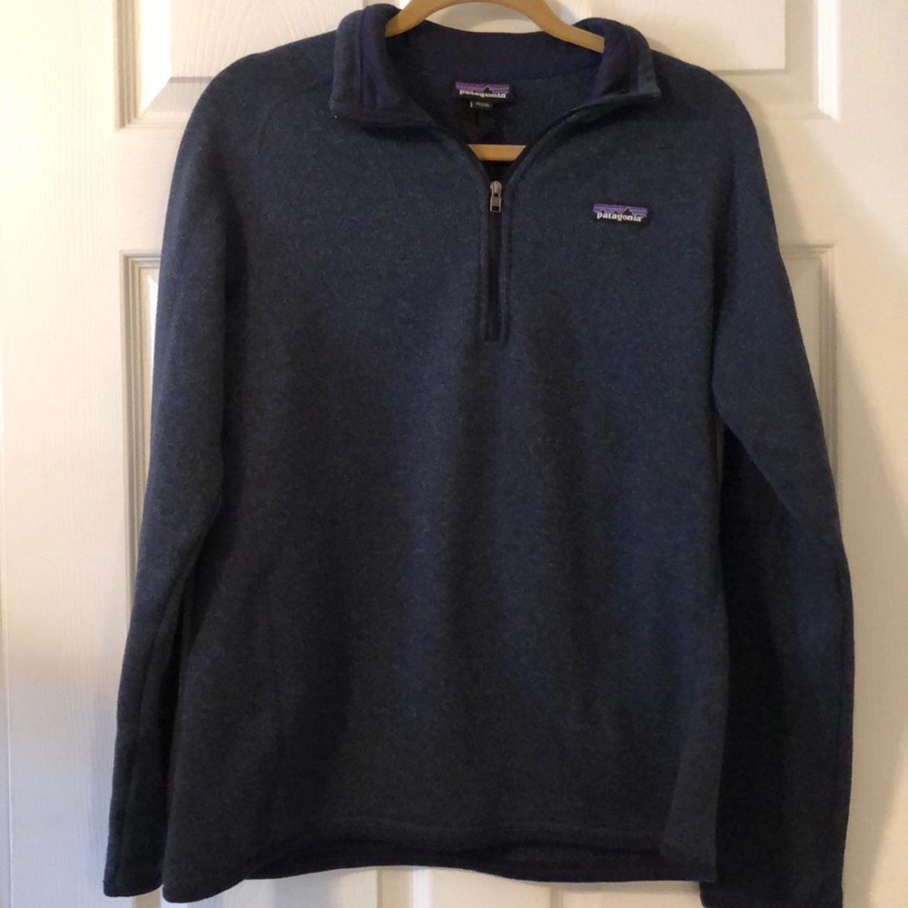 Patagonia blue pullover